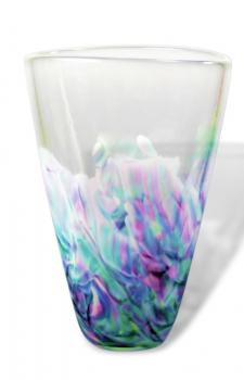 OVAL WEDDING GLASS VASE