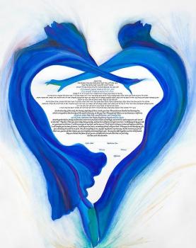 The Rhythm of the Heart Ketubah