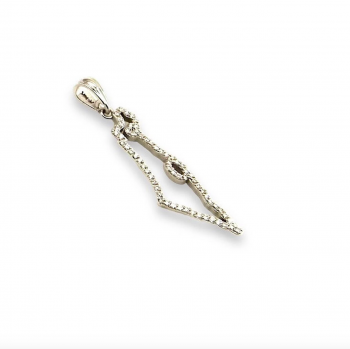 Israel Pendant With Diamonds