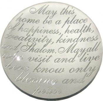 Home Blessing in Silver Glass by Schlanser