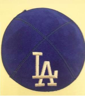 Dodgers Kippah - Suede