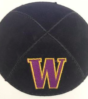 University of Washington Kippah - Suede