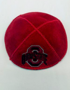 Ohio State Kippah - Suede