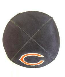 Chicago Bears Kippah - Suede