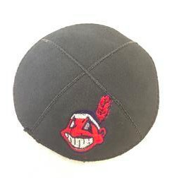 Cleveland Indians Kippah - Suede