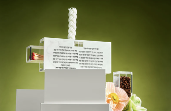 Compact Lucite Havdalah Set