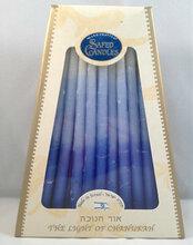 Premium Chanukkah Candles - Blue and White