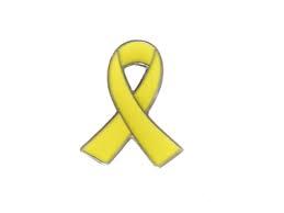 Yellow Ribbon Solidarity Pin 