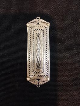 Sterling Silver Mezuzah by Zadok