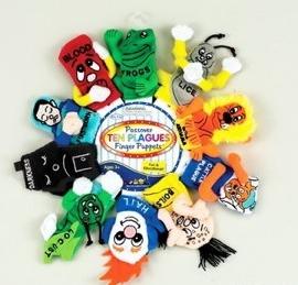 Passover Ten Plagues Finger Puppets - Passover Toys