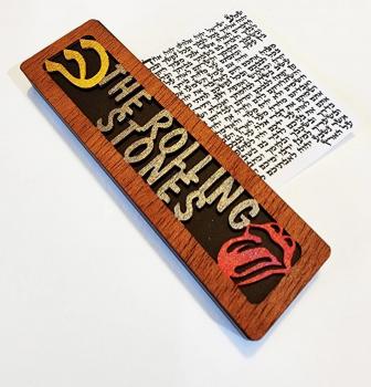 The Rolling Stones - THE STONES - BLACK Mezuzah