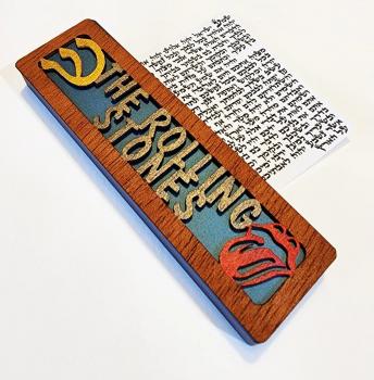 The Rolling Stones - THE STONES - BLUE Mezuzah