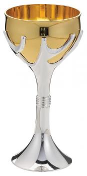 Tree of Life Kiddush Cup Goldplated