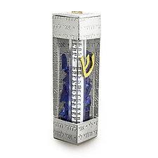 Triangular Wedding Shards Mezuzah