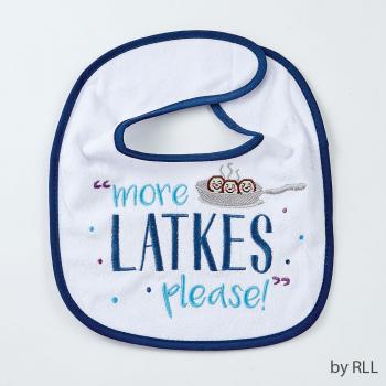 More Latkes Please Bib