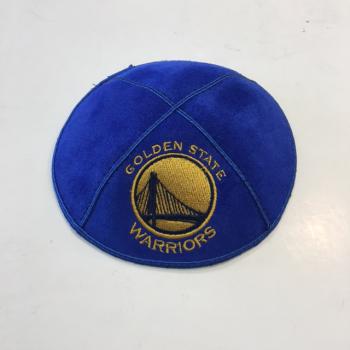 Warriors Kippah - Suede