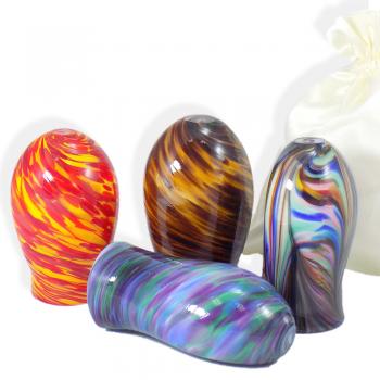Colorful Wedding Glass Vessel