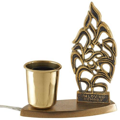 Electric Memorial Lamp-Lettered Flame