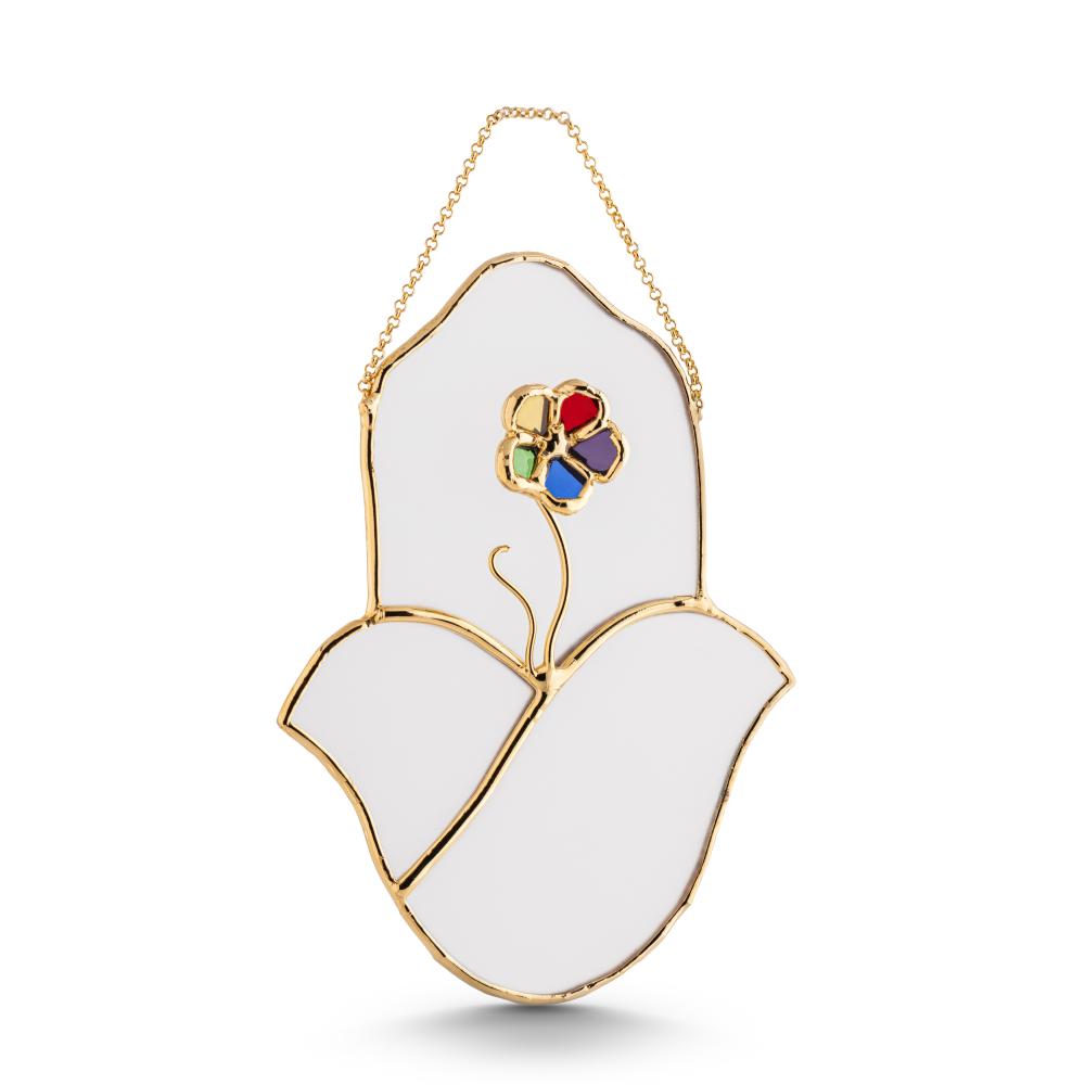 Rainbow Flower Hamsa
