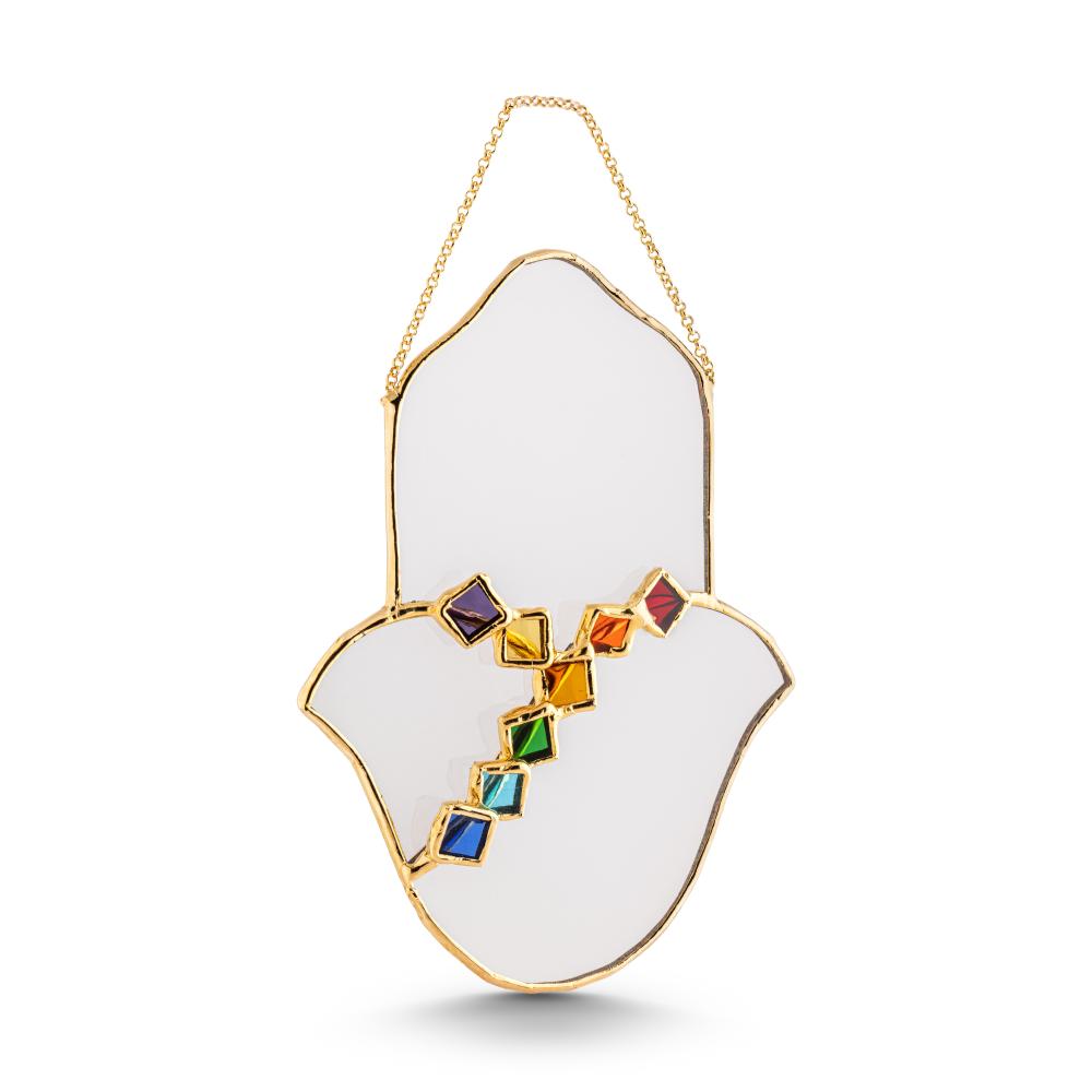 Rainbow Cluster Hamsa