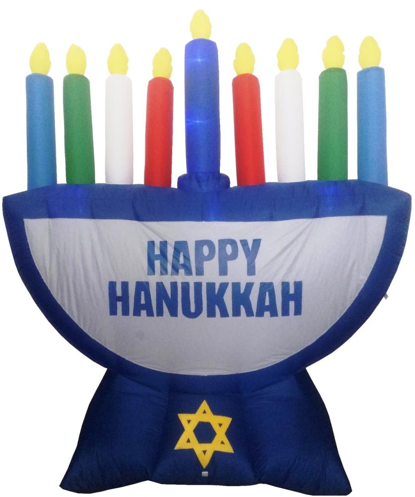 Infalatable 7' Menorah Decoration