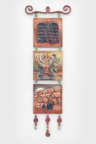 Ten Commandments Menora The Western Wall
