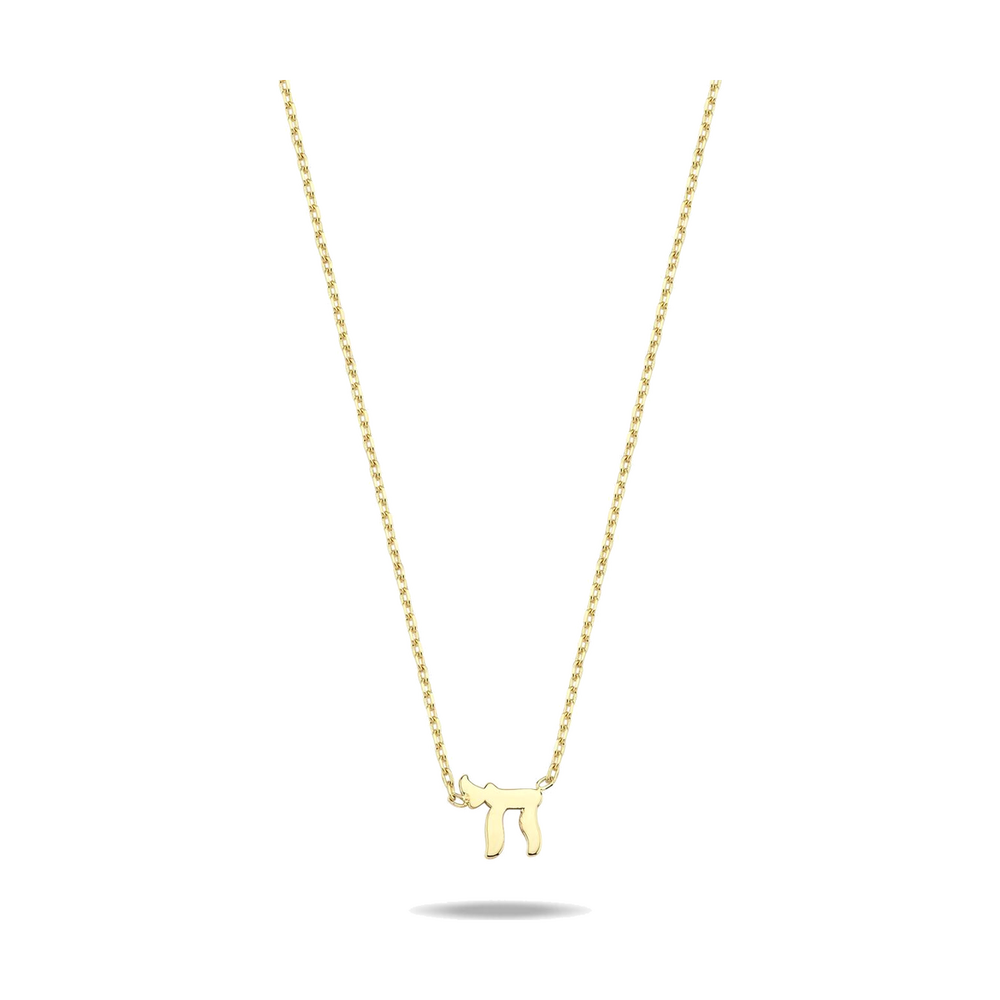 14k Gold Chai Necklace