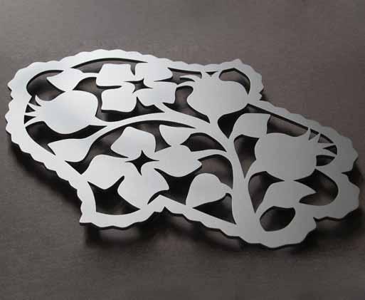 Trivet-Pomegranate Hamsa