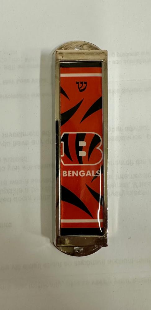 CINCINNATTI BENGALS METAL MEZUZAH
