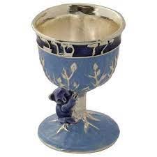 Small Koala Kiddush Cup - Blue