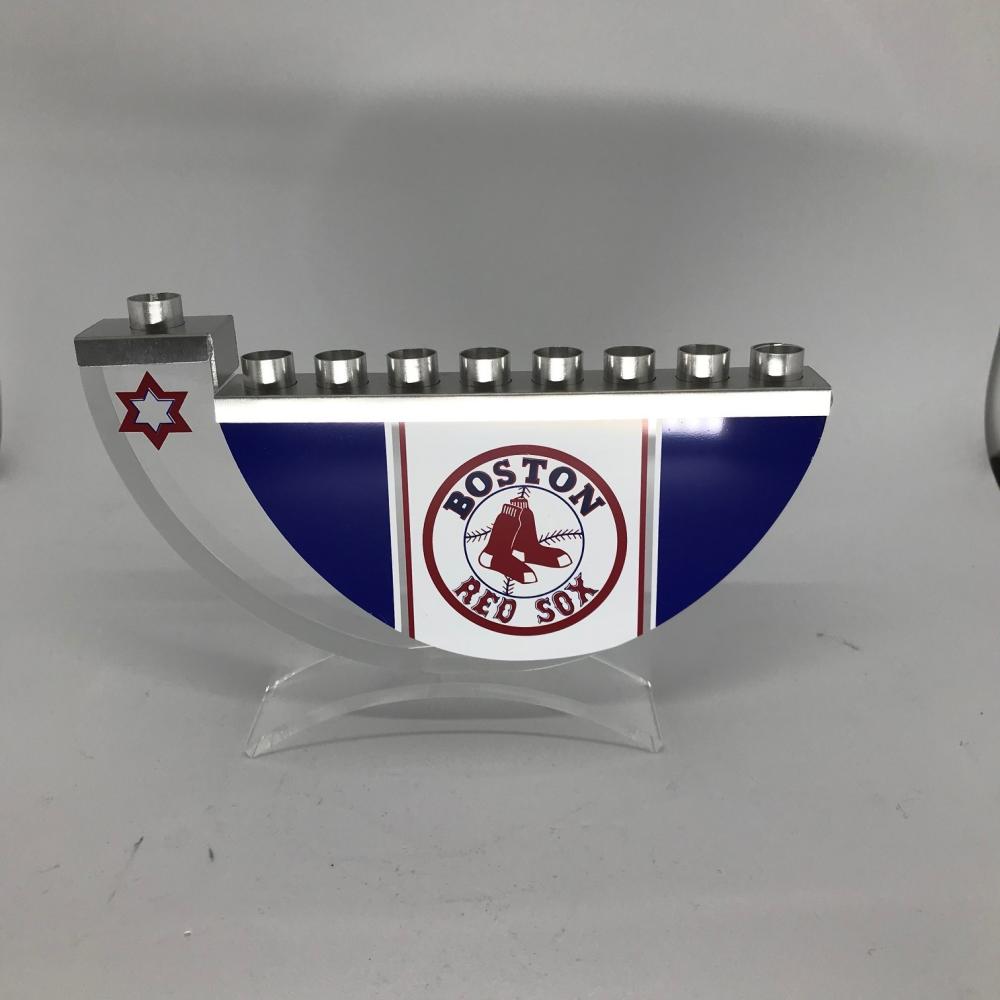 Boston Red Sox Hanukkah Menorah