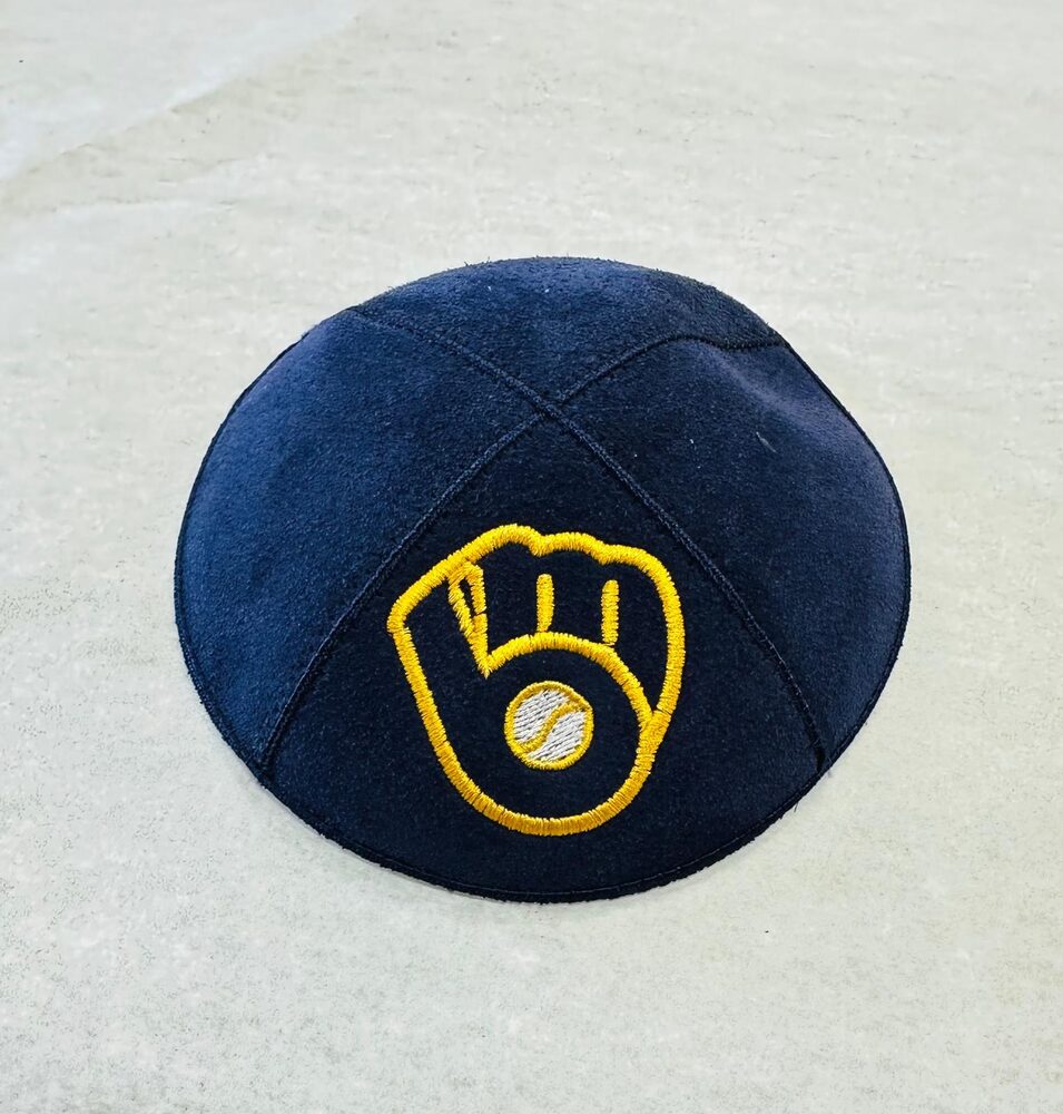 Milwaukee Brewers Kippah - Suede