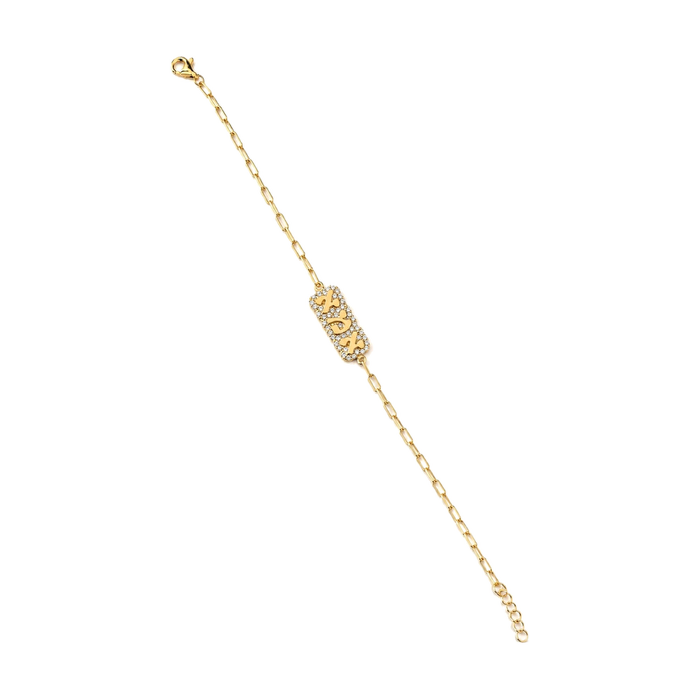 Gold-plated Sterling Silver Ema Charm Bracelet