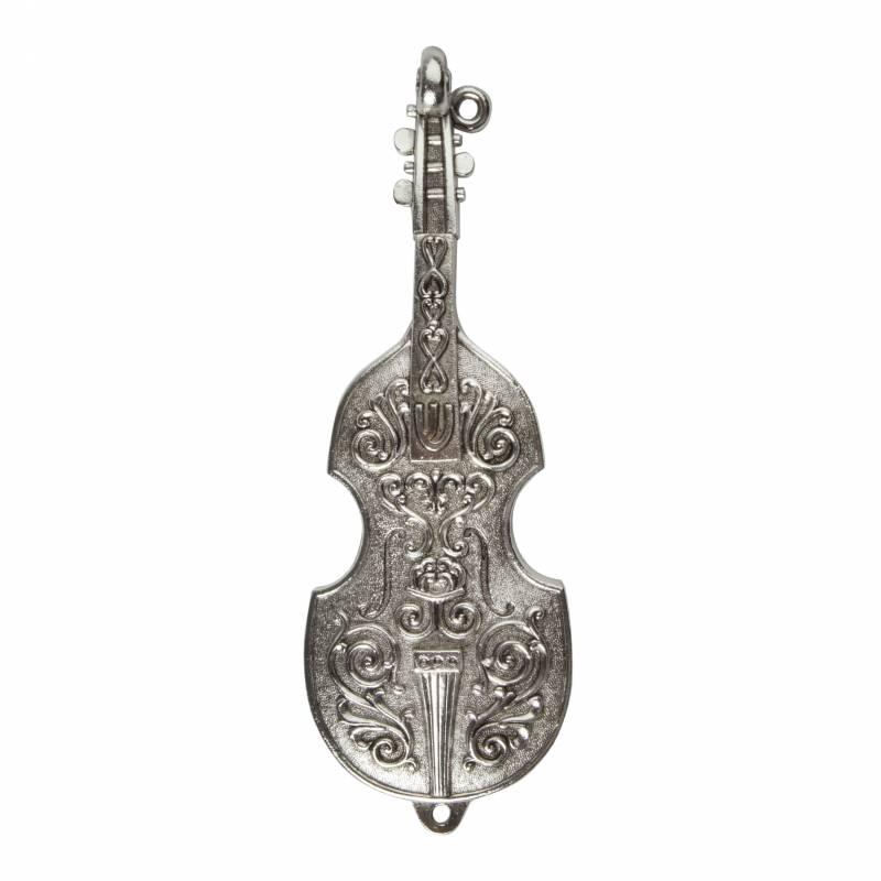 Cello / Violin Mezuzah Pewter