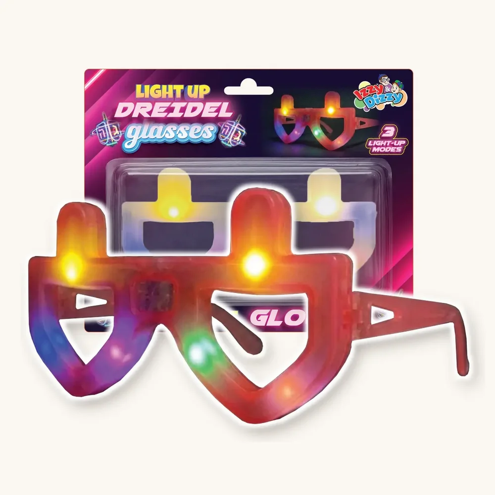 Light-Up Dreidel Glasses