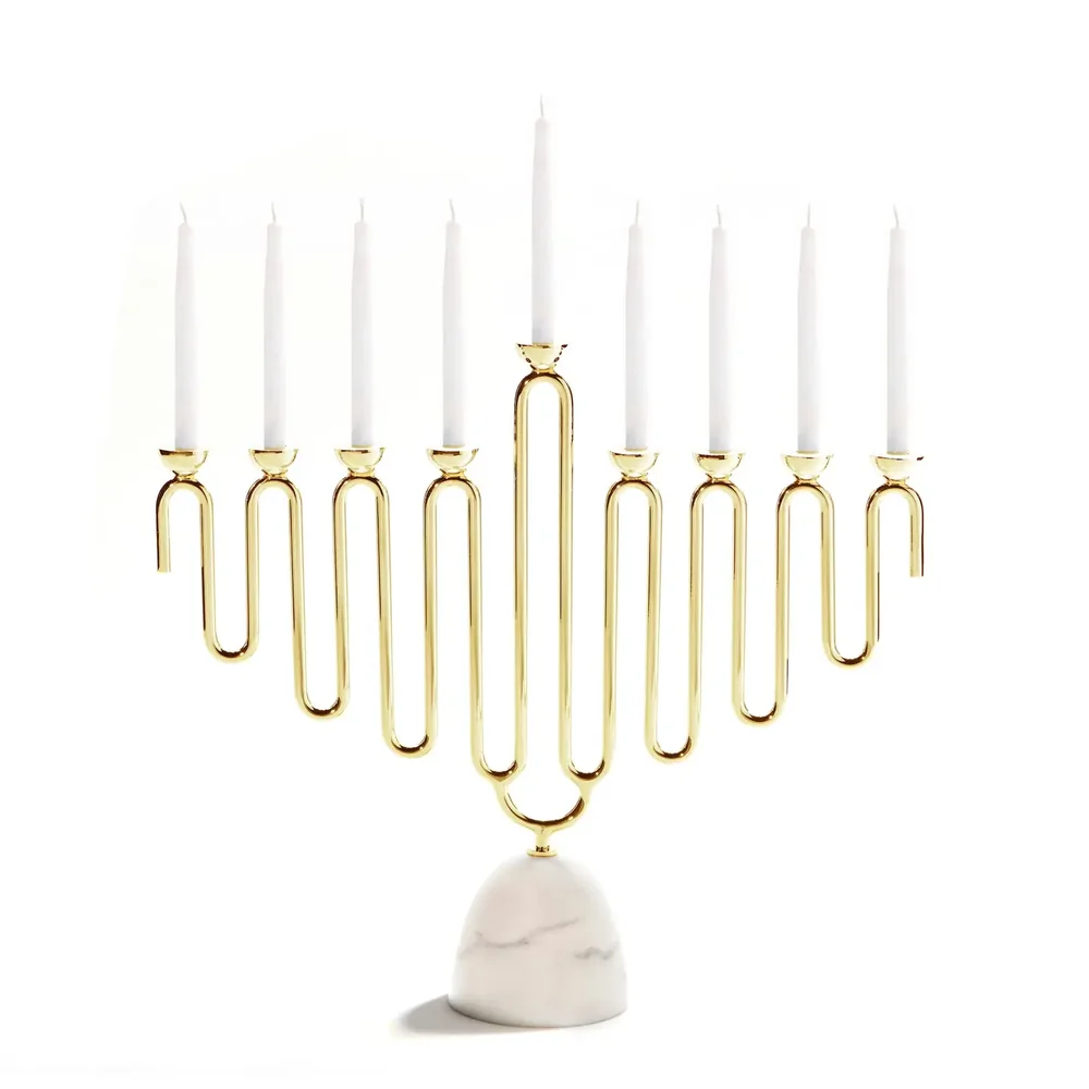 Coluna Menorah - Gold
