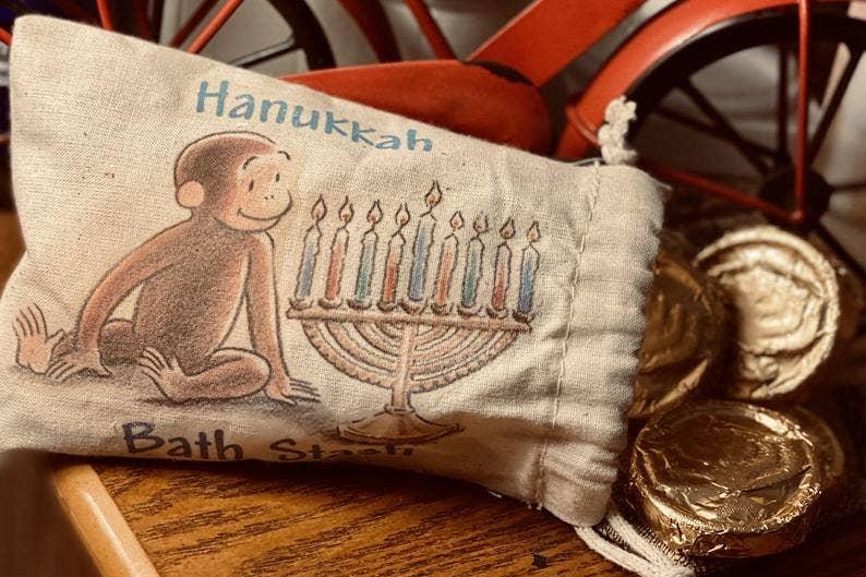 Soapy Hanukkah Gelt Coin Soap With Gift Bag