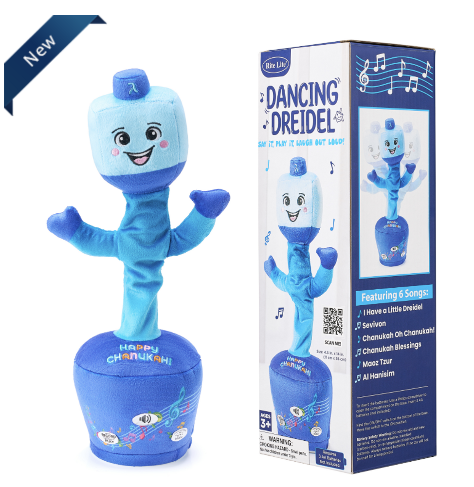 Dancing Plush Toy Dreidel