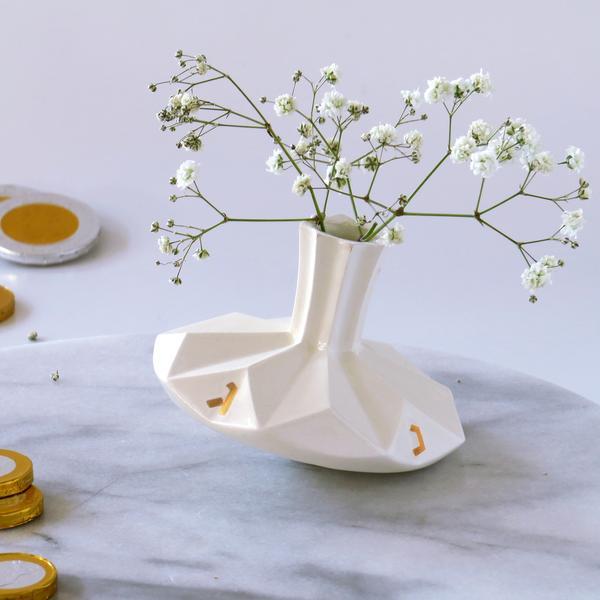 Dreidel Vase