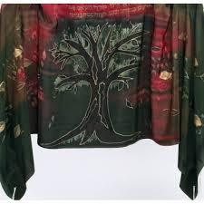 Earth Tone Tree of Life Talit  - Silk Bijoux