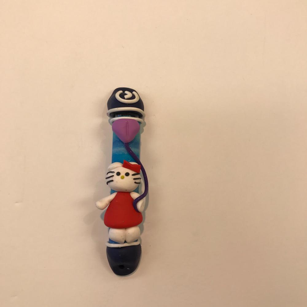 HELLO KITTY MEZUZAH - FIMO CLAY