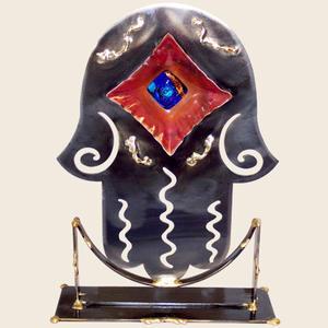 Giant Hamsa Sculpture - Steel