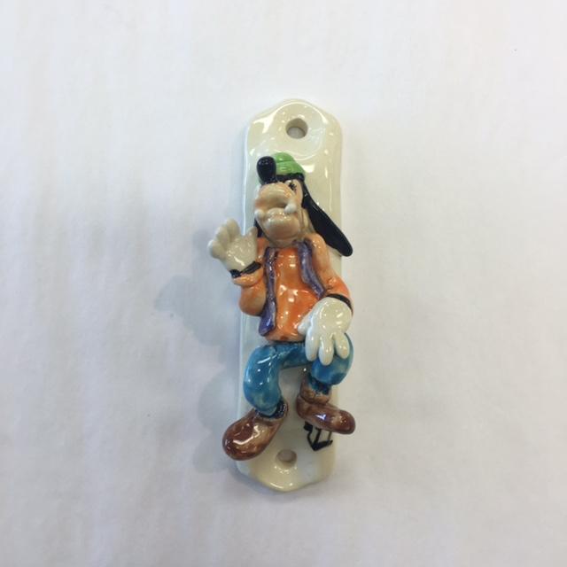 Goofy Mezuzah - Painted Porcelain