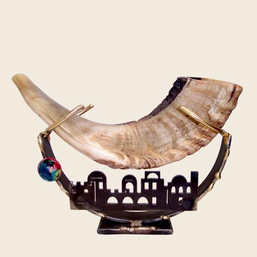 Small Tabletop Shofar Holder