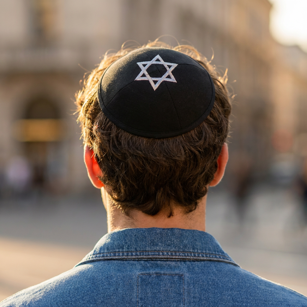 Black Linen Star Kepa