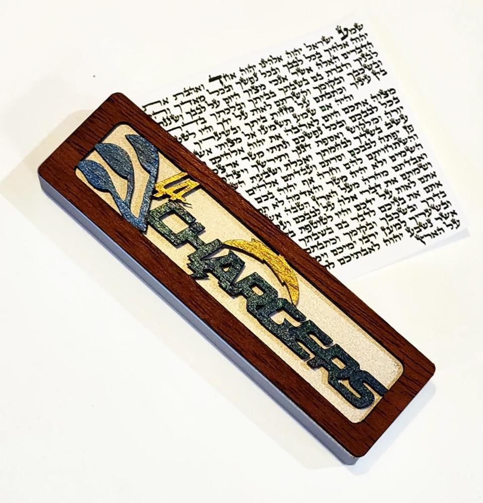 Los Angeles Chargers Mezuzah