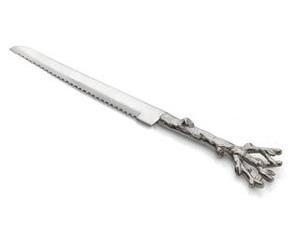 Tree of Life Challah Knife - Stainless Steel