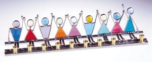 Children's Celebration Menorah - Stained Glass