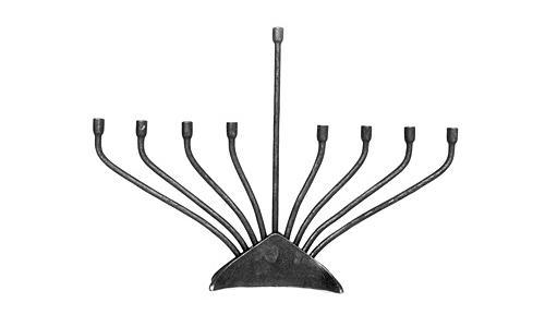 Fan Menorah by Blackthorne Forge