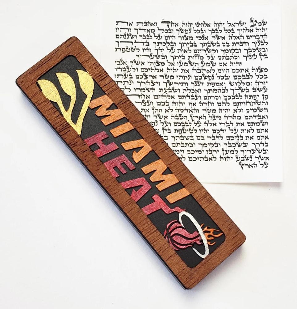 Miami Heat Mezuzah